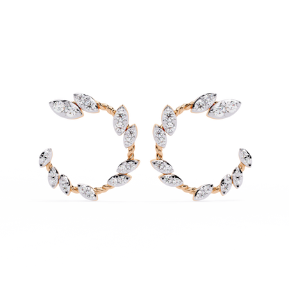 Starlit Dots Diamond Earrings