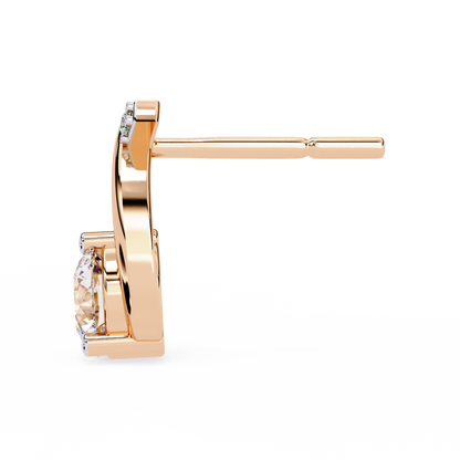 Luxe Minimal Diamond Earings