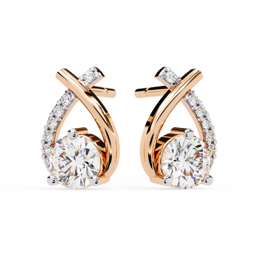Luxe Minimal Diamond Earings