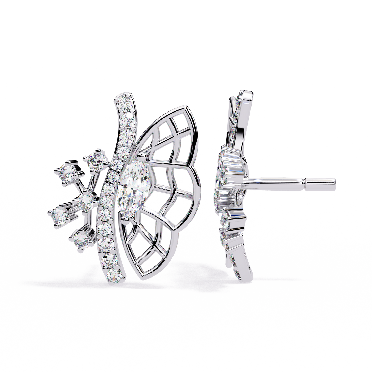 Grazia Volante Diamond Earrings