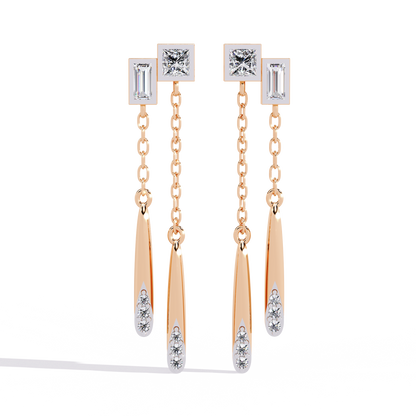 Stellar Dew Diamond Earrings
