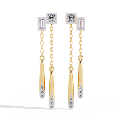 Stellar Dew Diamond Earrings
