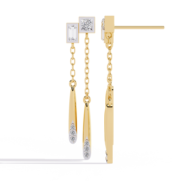 Stellar Dew Diamond Earrings