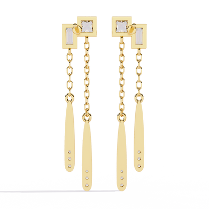 Stellar Dew Diamond Earrings