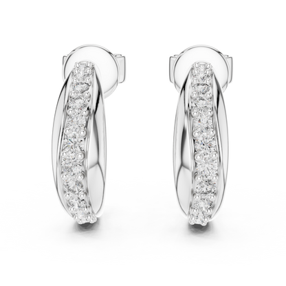 Celestara Halo — The Diamond Curve Hoops