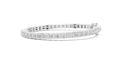 The Infinity Line Round Diamonds Tennis Bracelet 0.11 Carat Each