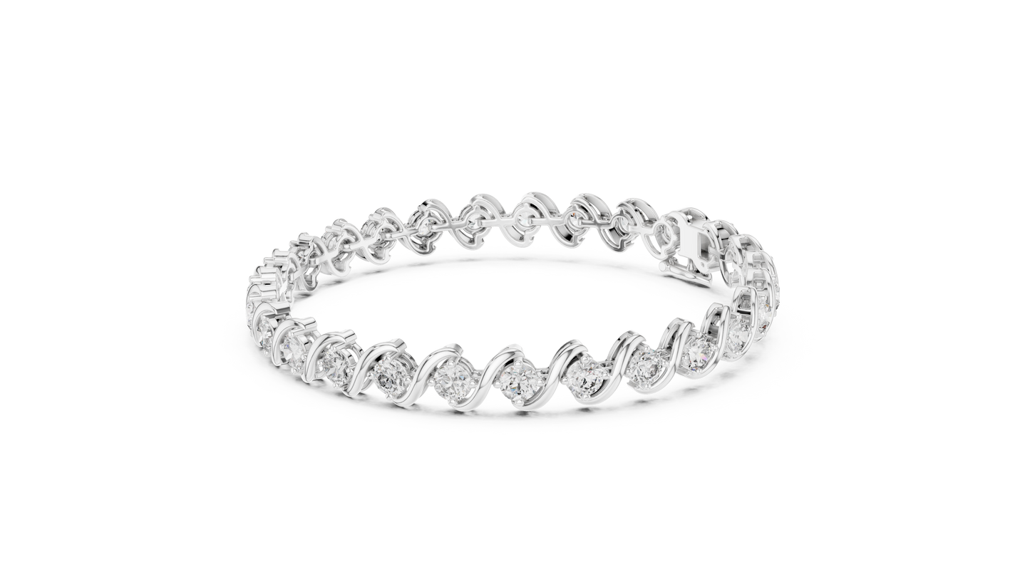 Crownlink Diamond Bracelet