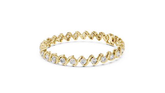 Crownlink Diamond Bracelet