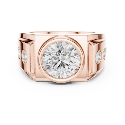 Phantom Stone Men Solitaire Ring