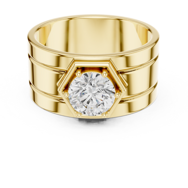 Vow of Valor Men Solitaire Ring