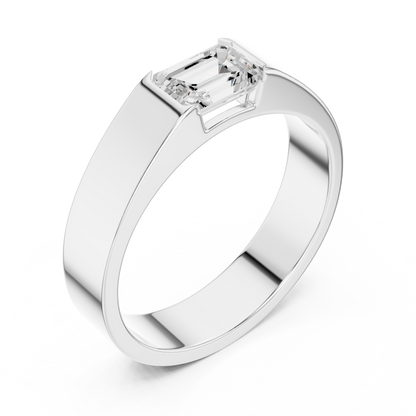 Ember Bond Mens Solitaire Ring