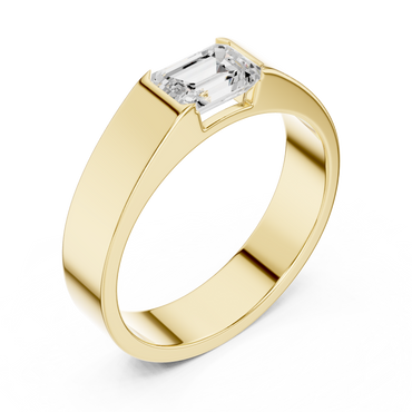 Ember Bond Mens Solitaire Ring