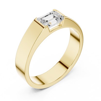 Ember Bond Mens Solitaire Ring
