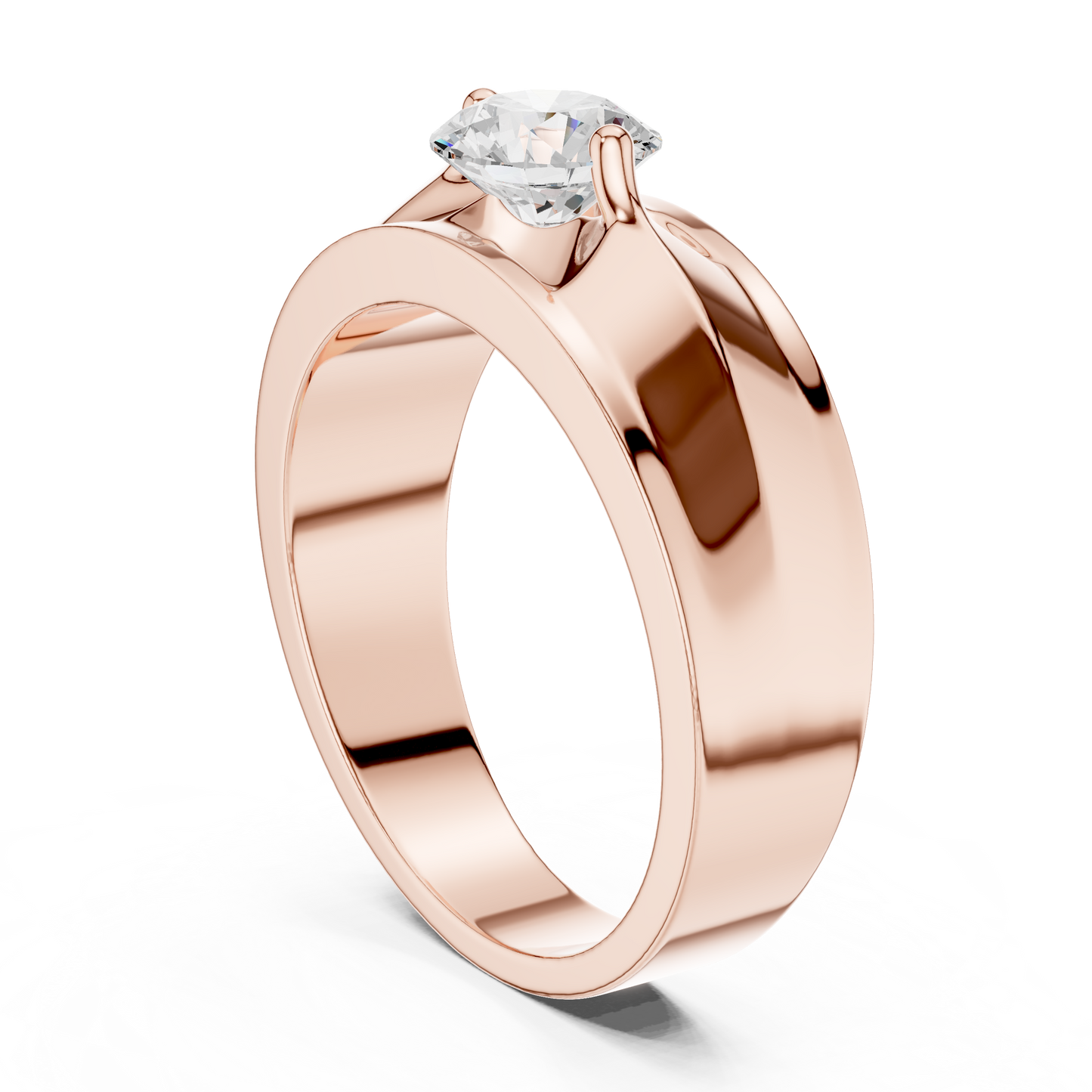 Zenith Solitaire Ring for Men