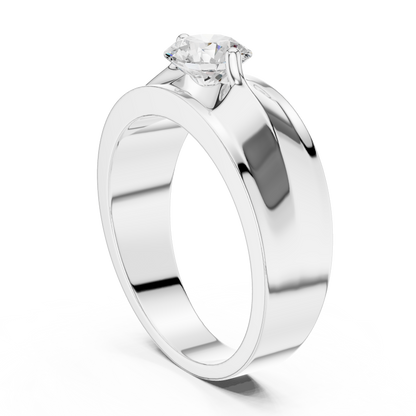 Zenith Solitaire Ring for Men