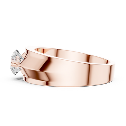 Zenith Solitaire Ring for Men