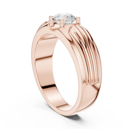 Rogue Solitaire Ring for Men