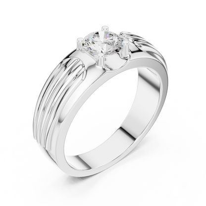 Rogue Solitaire Ring for Men