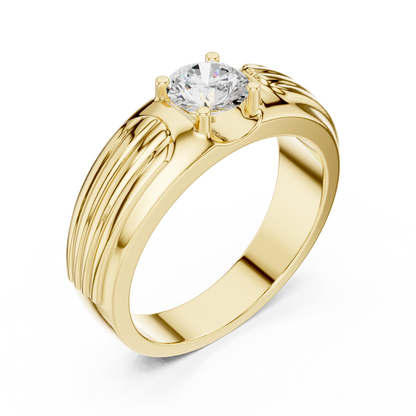 Rogue Solitaire Ring for Men
