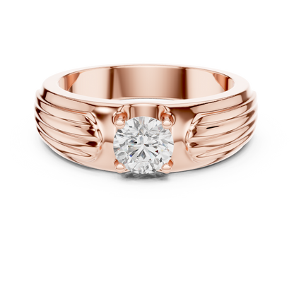 Rogue Solitaire Ring for Men