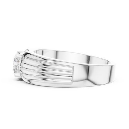 Rogue Solitaire Ring for Men