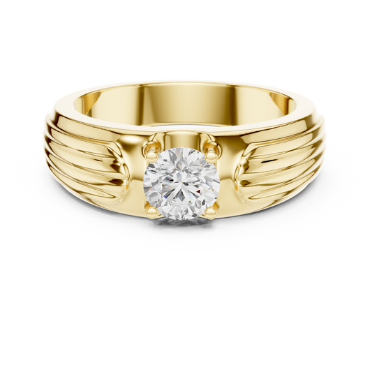 Rogue Solitaire Ring for Men