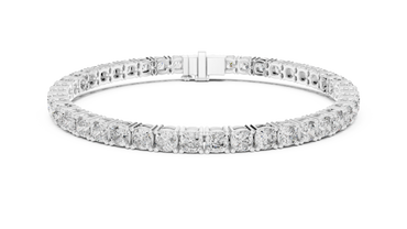The Infinity Line Round Diamonds Tennis Bracelet 0.10 Carat Each
