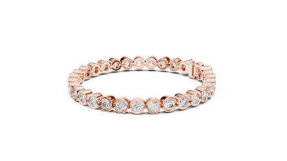 Imperial Bloom Tennis Diamond Bracelet