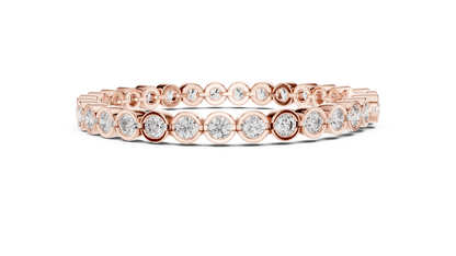 Imperial Bloom Tennis Diamond Bracelet