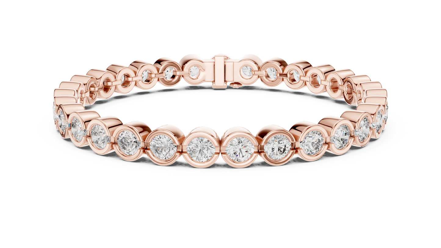 Imperial Bloom Tennis Diamond Bracelet