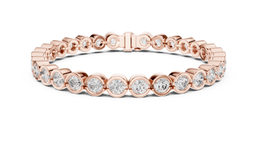 Imperial Bloom Tennis Diamond Bracelet