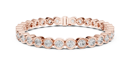 Imperial Bloom Tennis Diamond Bracelet