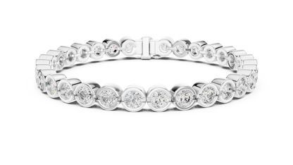 Imperial Bloom Tennis Diamond Bracelet