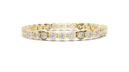 Imperial Bloom Tennis Diamond Bracelet