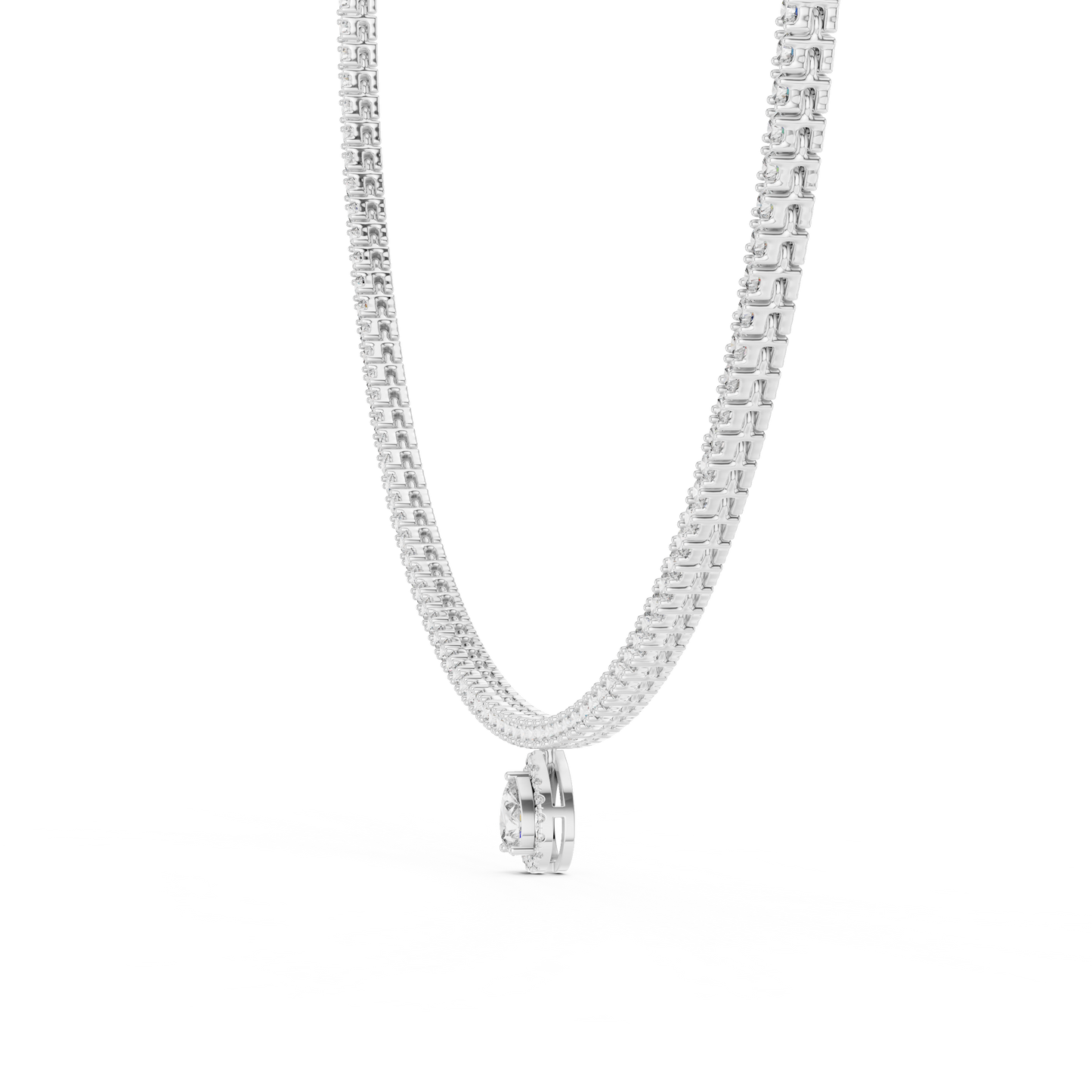 Crown Radiance Diamond Necklace