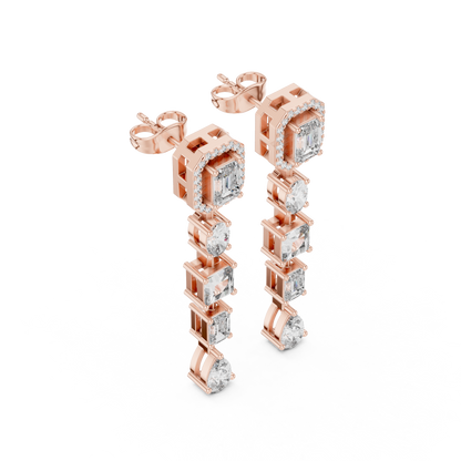 Celestique Geometry Cascade Earring