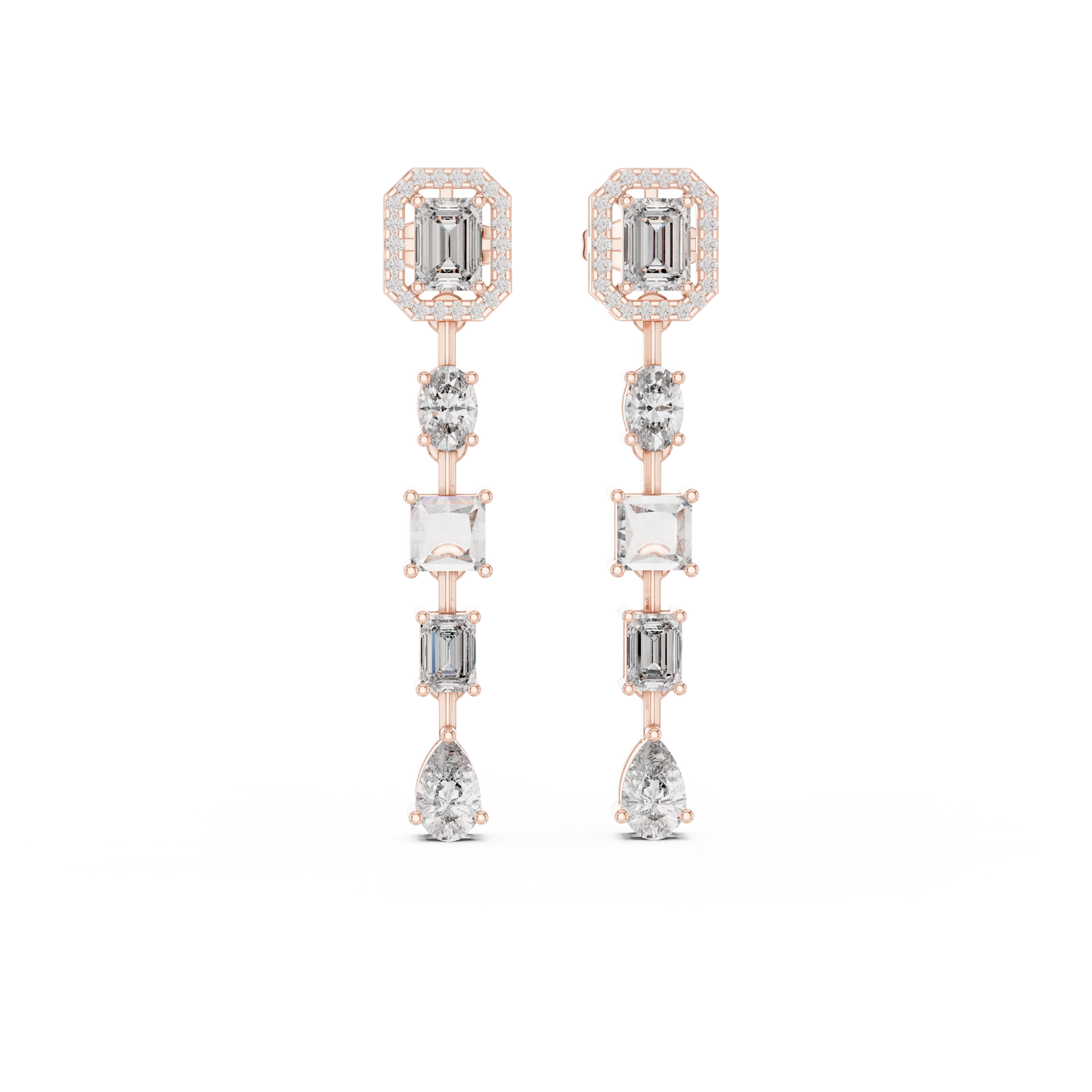 Celestique Geometry Cascade Earring