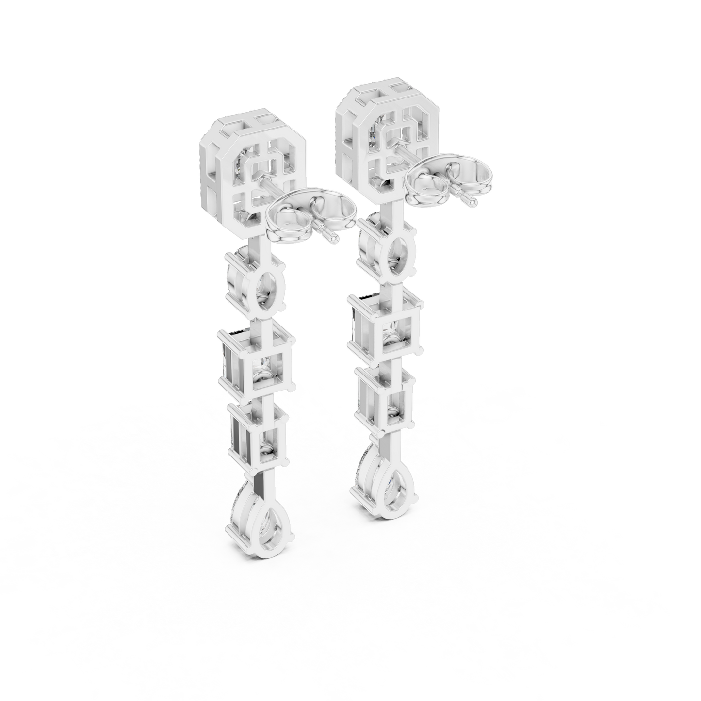 Celestique Geometry Cascade Earring