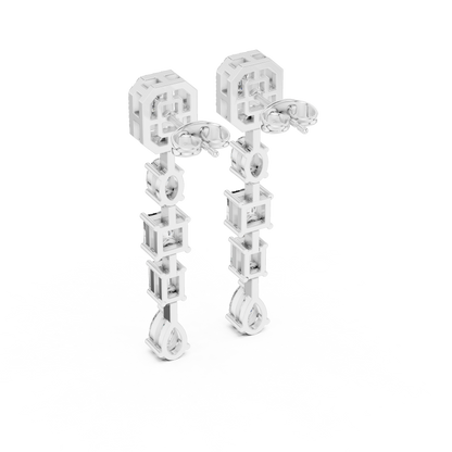 Celestique Geometry Cascade Earring