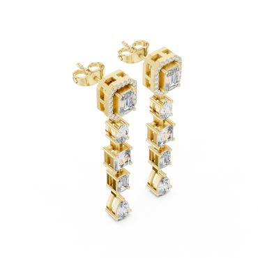 Celestique Geometry Cascade Earring