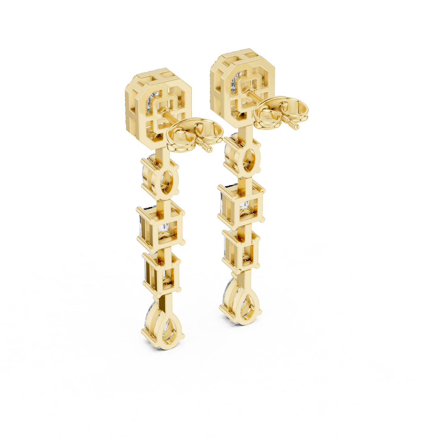 Celestique Geometry Cascade Earring
