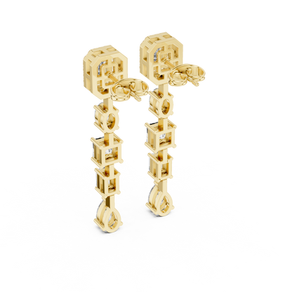 Celestique Geometry Cascade Earring
