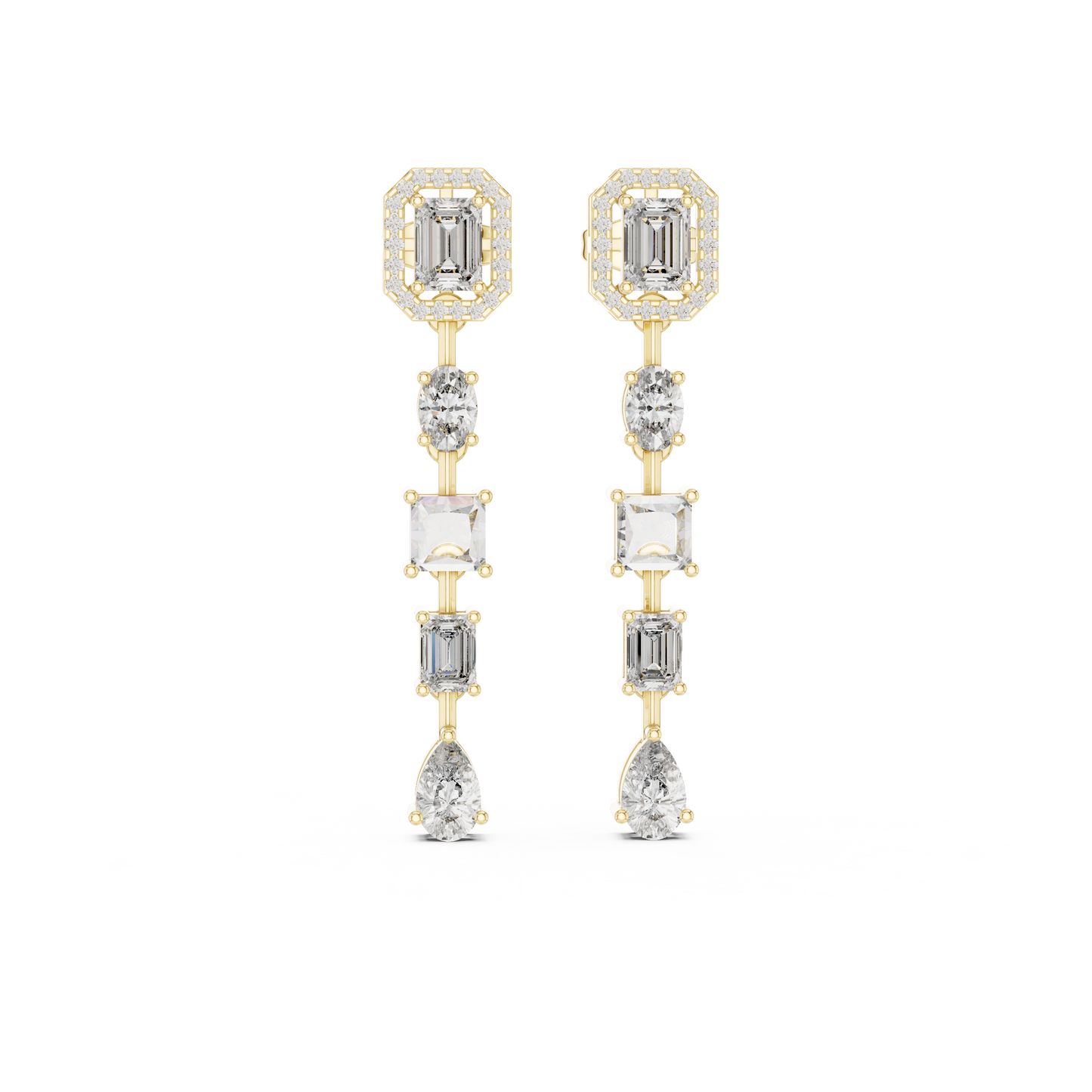 Celestique Geometry Cascade Earring