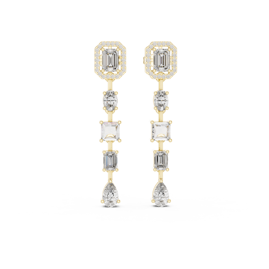 Celestique Geometry Cascade Earring
