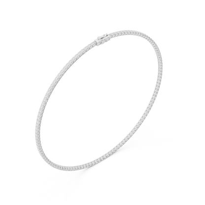 Celestial Lace Tennis Diamond Necklace