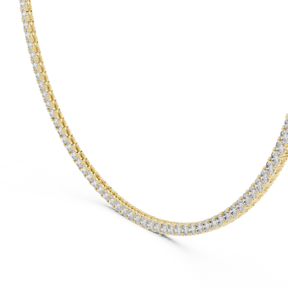 Celestial Lace Tennis Diamond Necklace