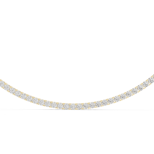 Celestial Lace Tennis Diamond Necklace