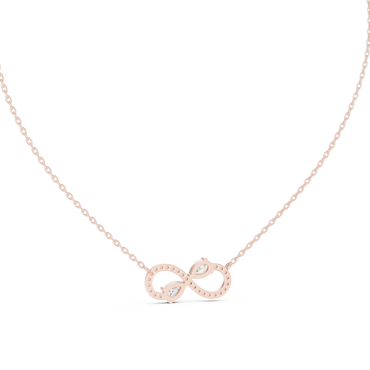 Crystal Dawn Infinity Diamond Pendant