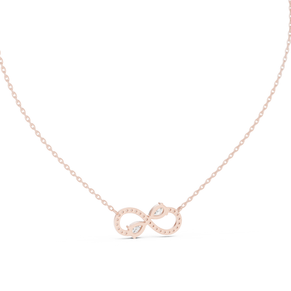 Crystal Dawn Infinity Diamond Pendant