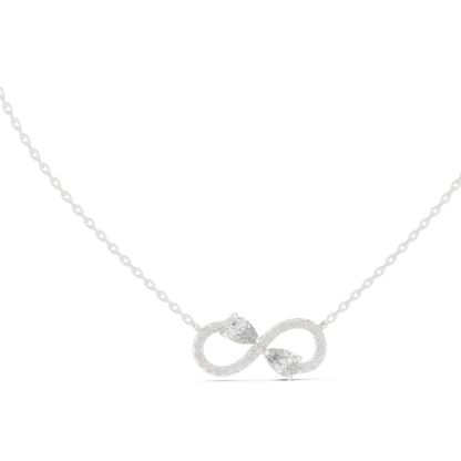 Crystal Dawn Infinity Diamond Pendant